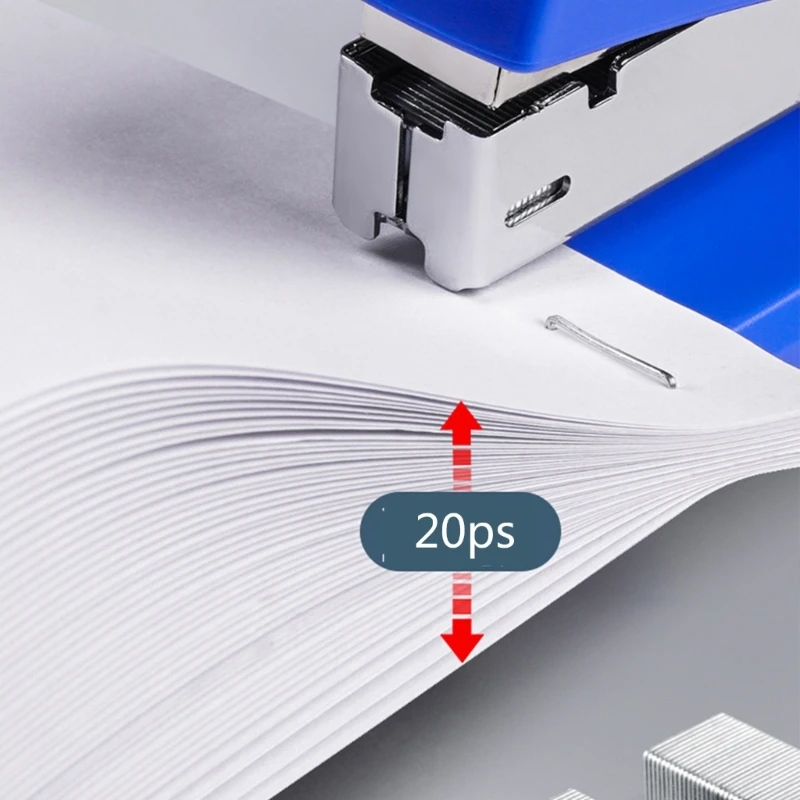 Grapadora oficina grapadora escritorio grapadora multifuncional capacidad 20 hojas herramienta encuadernación