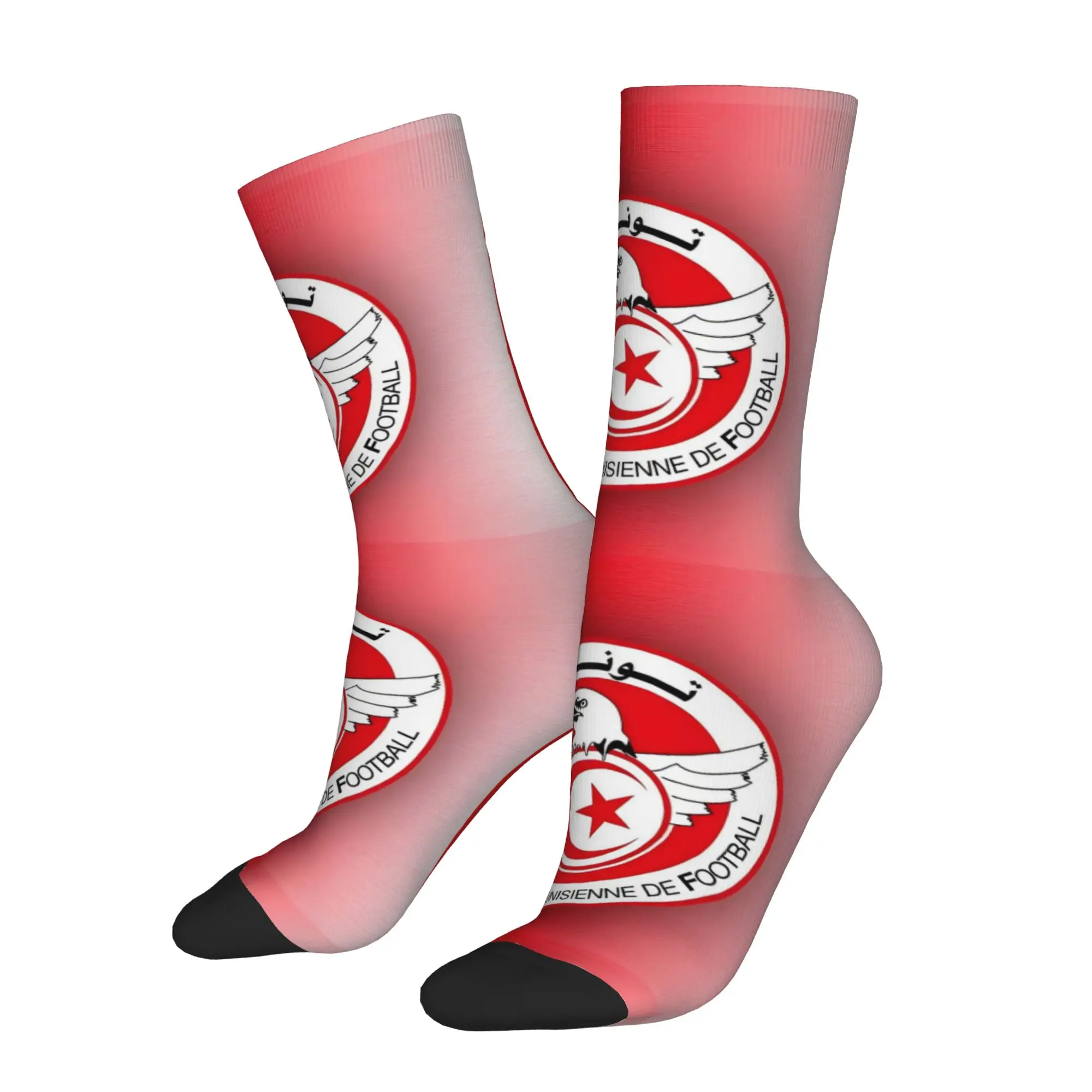 Happy Funny Tunisia Vintage Harajuku  Hip Hop Novelty Pattern Sock Match Day Essentials