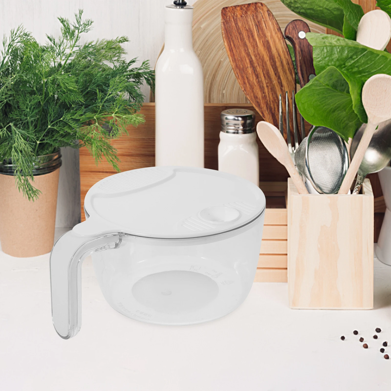 

Plastic Draining Basket Rice Strainer Vegetable Drain Pasta Filter White Kitchen Container Safe Food Grade Material Fruit Wash