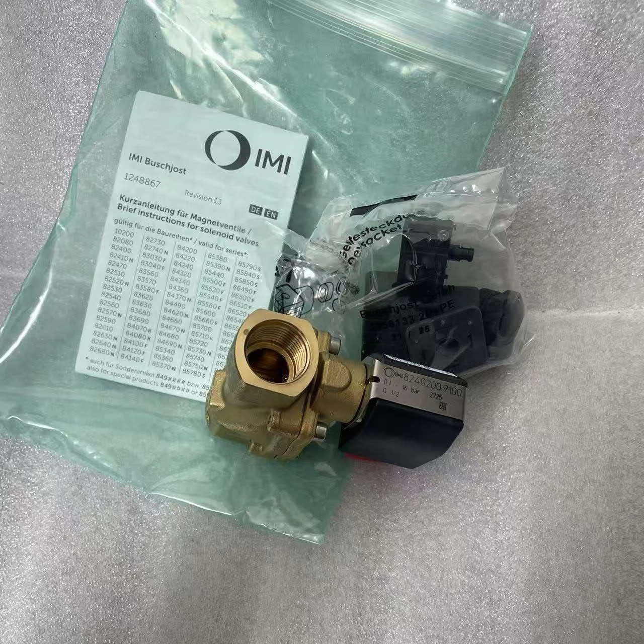 8240200.9101.024.00, Baoshuo IMI Buschjost, solenoid valve, G1/2 'thread