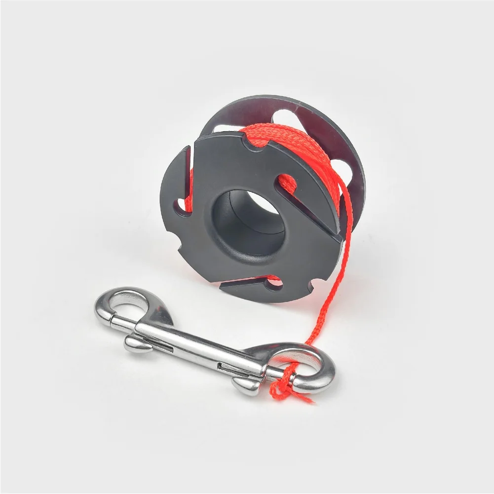 

For Scuba SMB Buoy with Reliable Plastic Reel and Rope for Snorkeling Four Size Options Cord Lengths Specified
