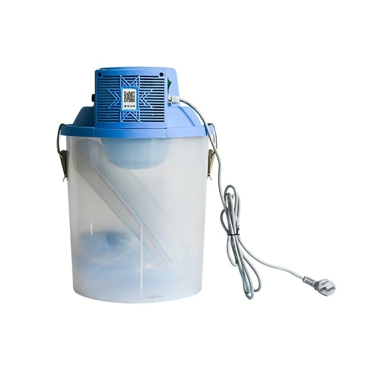 Electric suction bucket sewing machine, dust collection equipment, vacuum garbage suction device