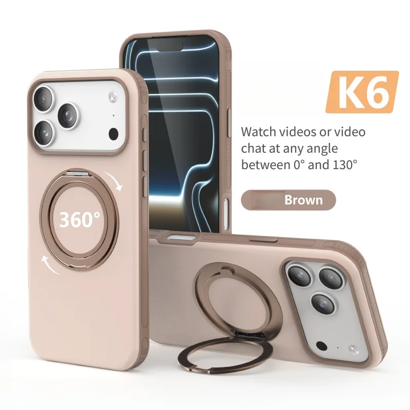 360 ° Drehbare Halterung für MagSafe Magnetische Hülle für iPhone 18 17 Air 16 15 14 Plus 13 12 11 18 Pro Max Rutschfeste Stoßfeste Schutzhülle – Detail 2