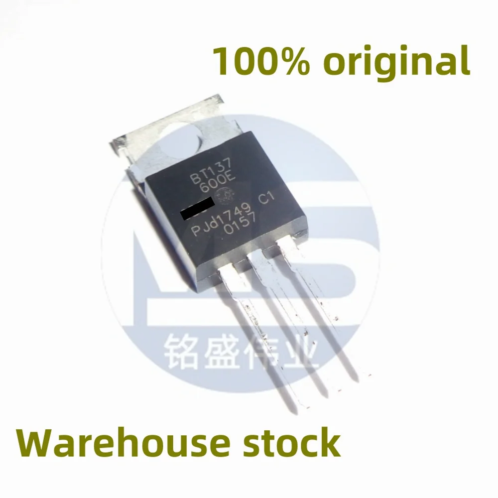 10Pcs 100%全新 Bt137-600E Bt137 8A 600V Direct Insertion To-220 Bidirectional Thyristor in Stock Direct Sale