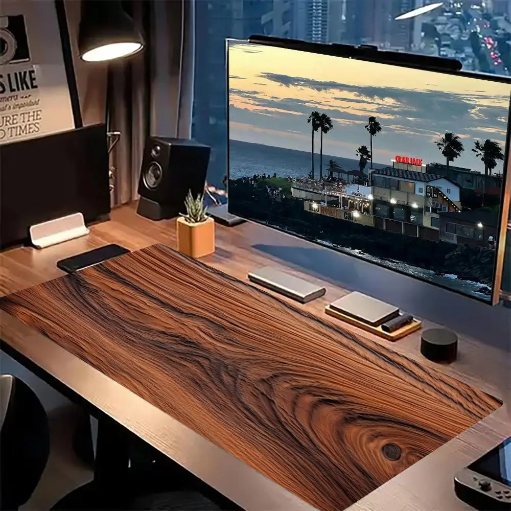 

Винтажный коврик для мыши с деревянным узором, настольный аксессуар в стиле ретро с деревянным зерном для ПК/ноутбука