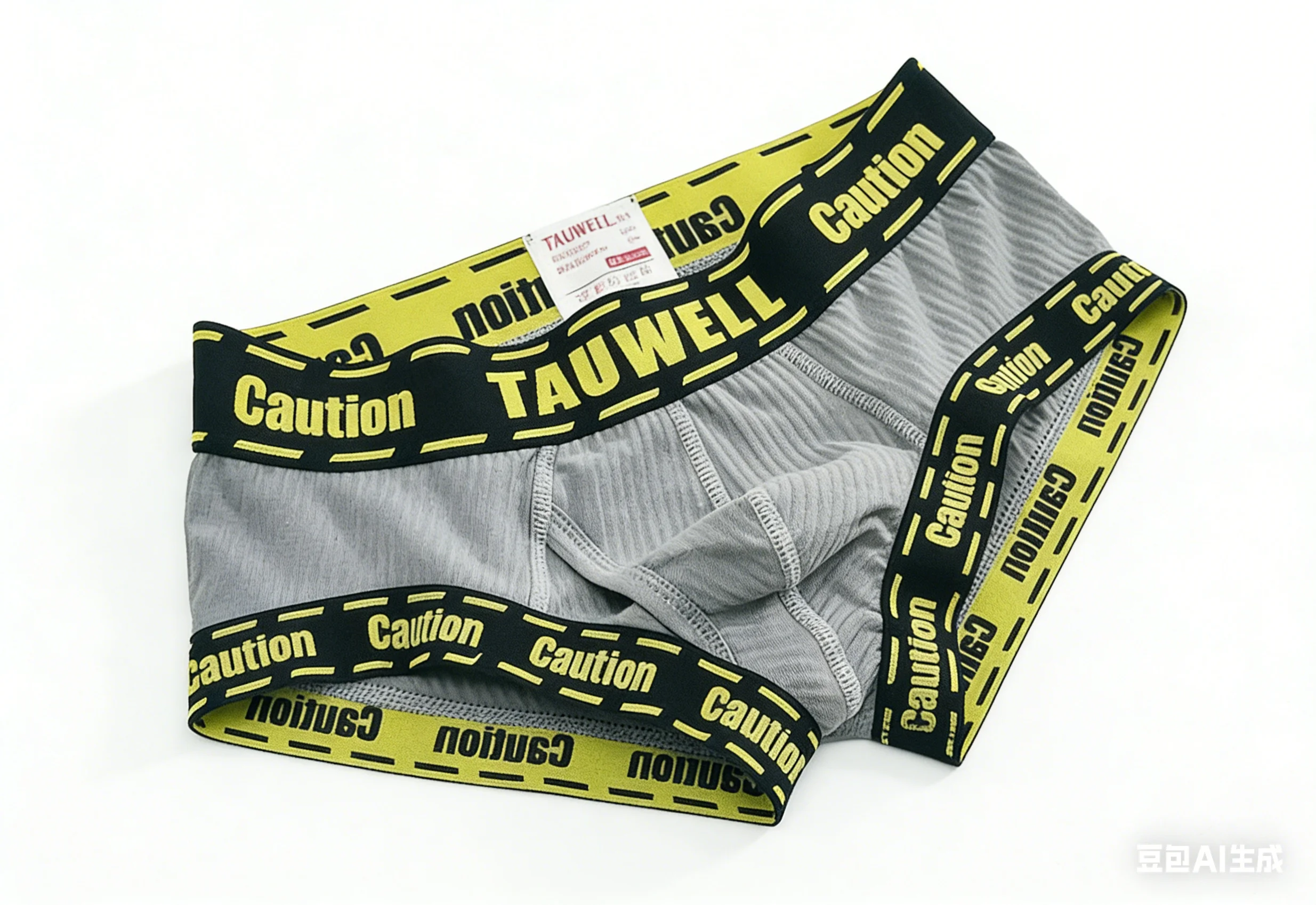 Ribbed Cotton Bulge Boxy Underwear for Men Breathable Sweat Absorption Comfortable Sports Trunks Gay U Convex Pouch Boxer Briefs