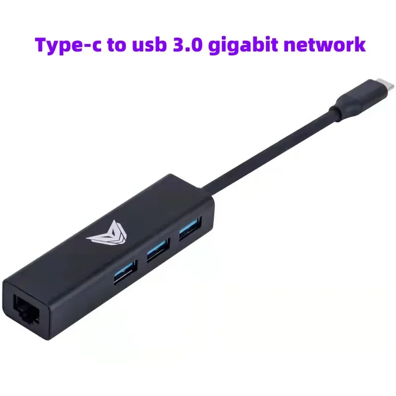 Séparateur de Type c vers Usb 3.0, Station d'accueil de Conversion de Port réseau Gigabit