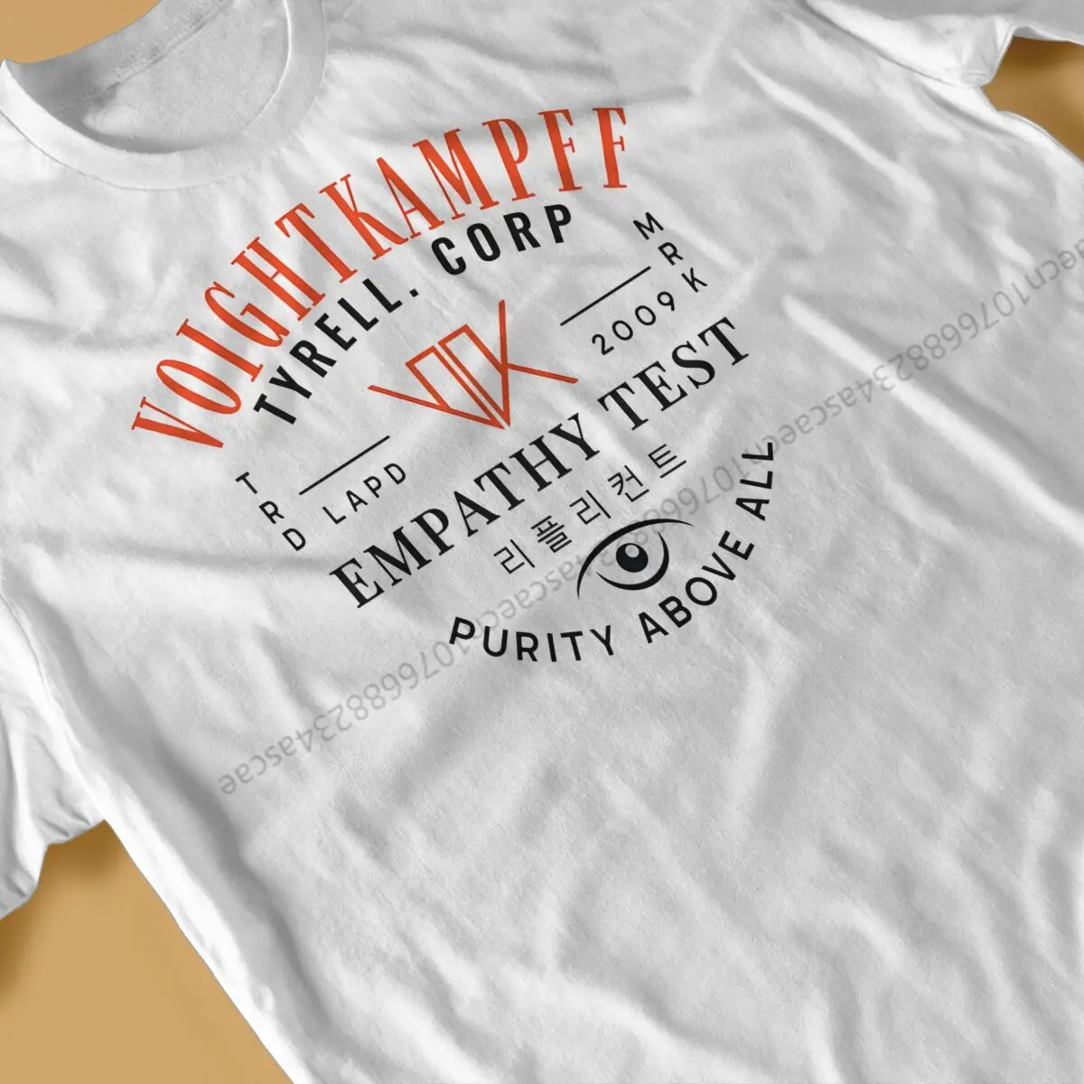 تي شيرت رجالي بنصل قطني ، قفطان فويت ، تي شيرت اختبار مشاعر