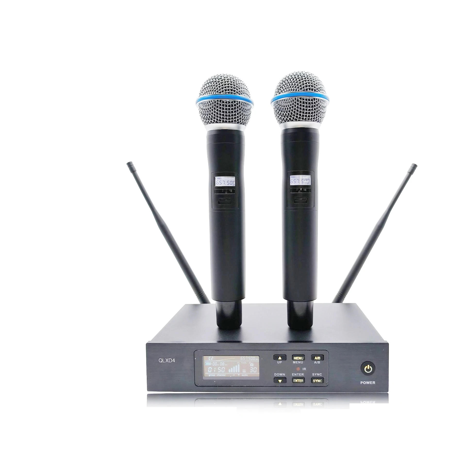 

Advanced QLXD Receiver 2 Beta58 Audio Wireless Microphone System 2 x Beta58a Handheld