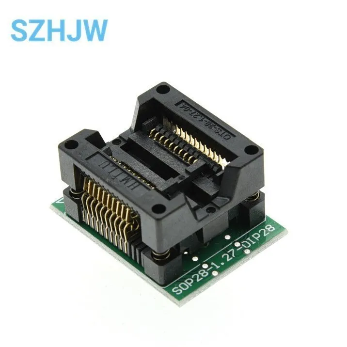 Burning Socket SOP8/14/16/18/20/24/28 to DIP 150/200/208/300 mil Wide Narrow Chip Programmer Adapter IC Conversion Test Socket