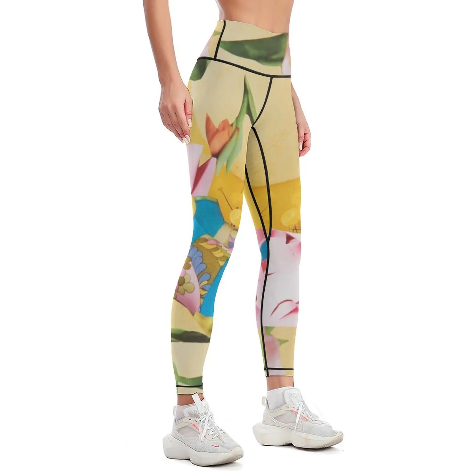 Blooms Boosting Delightful Synchronicity Leggings sports woman gym sport pants Womens Leggings