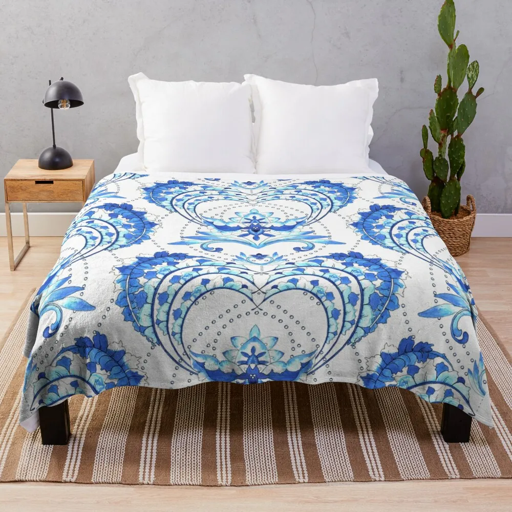 

Стилизованное одеяло с цветами, одношерстное постельное белье для дивана, тонкие одеяла