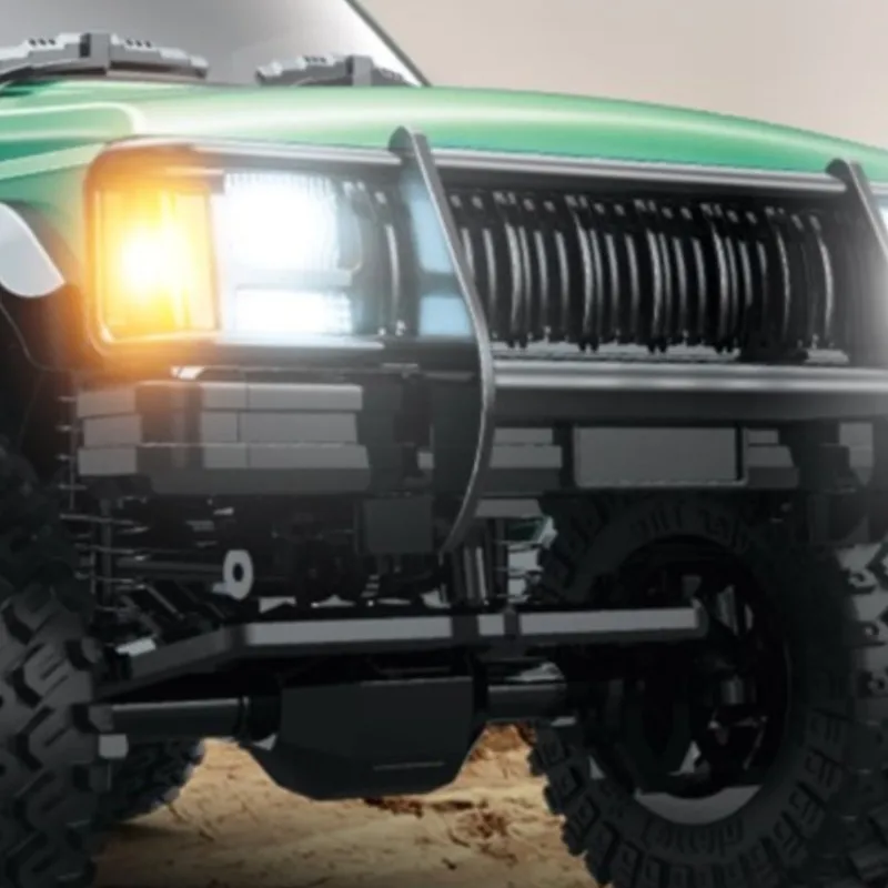 

1/18 JJRC C8809 4x4 Remote Control Off Road Vehicle RC Crawler Car Splash Pproof 20A ESC Battery Lights 45° Slope Climbing