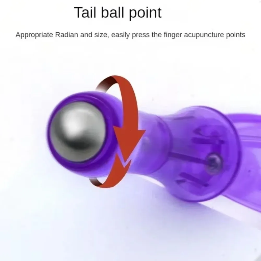 Dual-Row Roller Roller Finger Massager Easy Use Promote Blood Circulation Acupoint Massager Roller Relieve Finger Fatigue