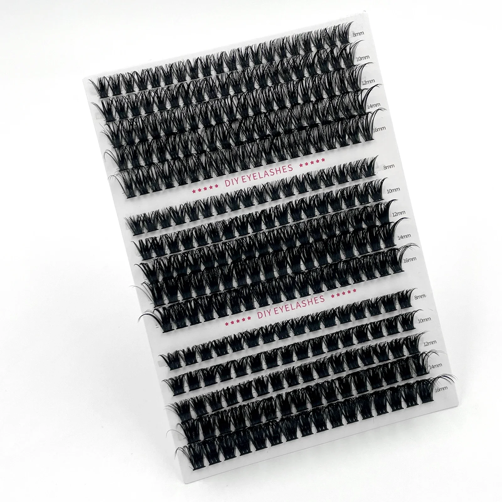 AMSDCN 50D-100D Thick D Curl Fluffy And Dramatic  False Eyelashes with Mixed Length  Look Suitable for Beginners