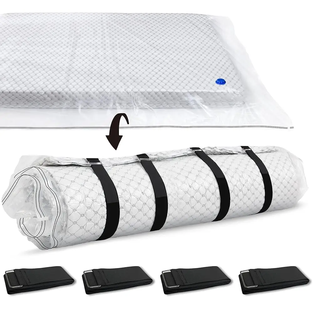 

Free ShippingFree ShippingVacuum Storage Bag for Queen Full Size Mattress - Ideal for Memory Foam and Latex Up to 14 Inches - D