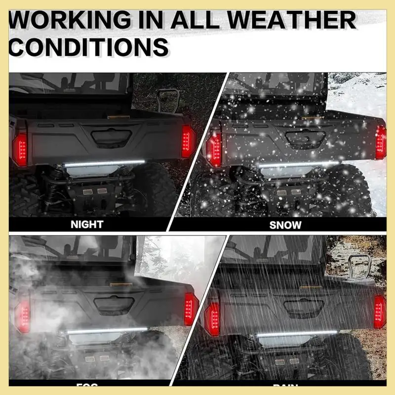 

High Quality UTV Tail Light Assembly LED Taillight For Polaris Ranger 570 900 1000 XP General 1000 Rear Brake Stop Light 2412774