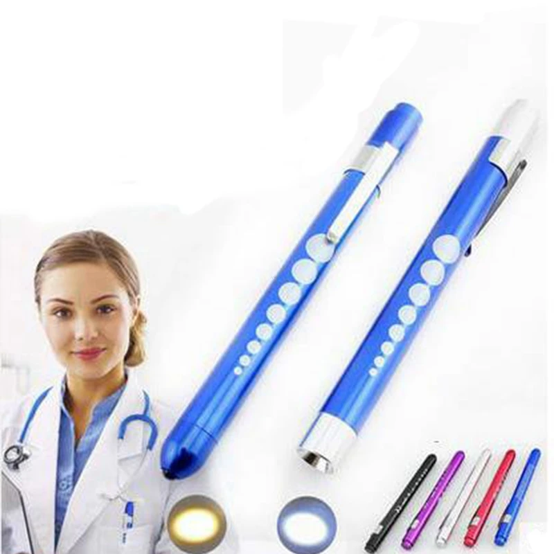 

Surgeon's manual eye pupil pen lamp oral ent inspection commonly used pen LED light massage instrument