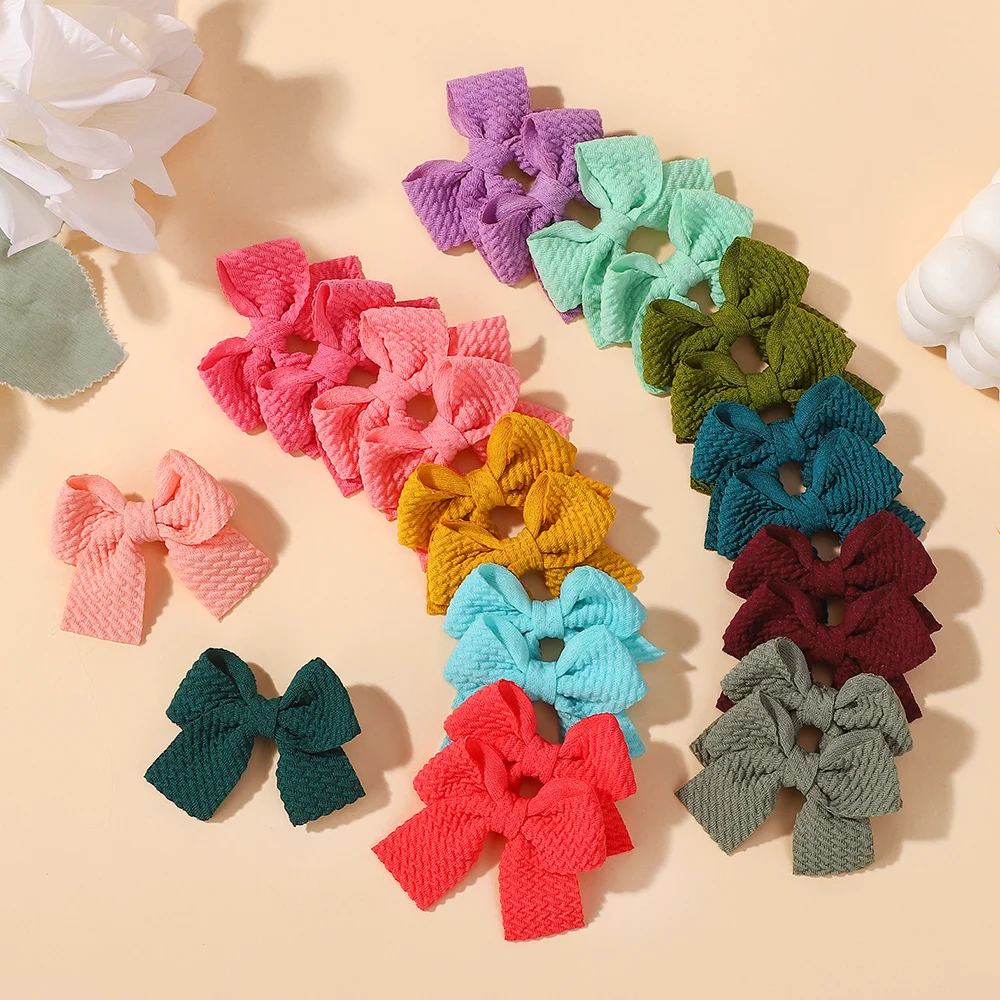 50 قطعة لون عشوائي جميل الشريط Bowknot مقاطع الشعر للأطفال اليدوية طفل الفتيات إكسسوارات الشعر بالجملة #4