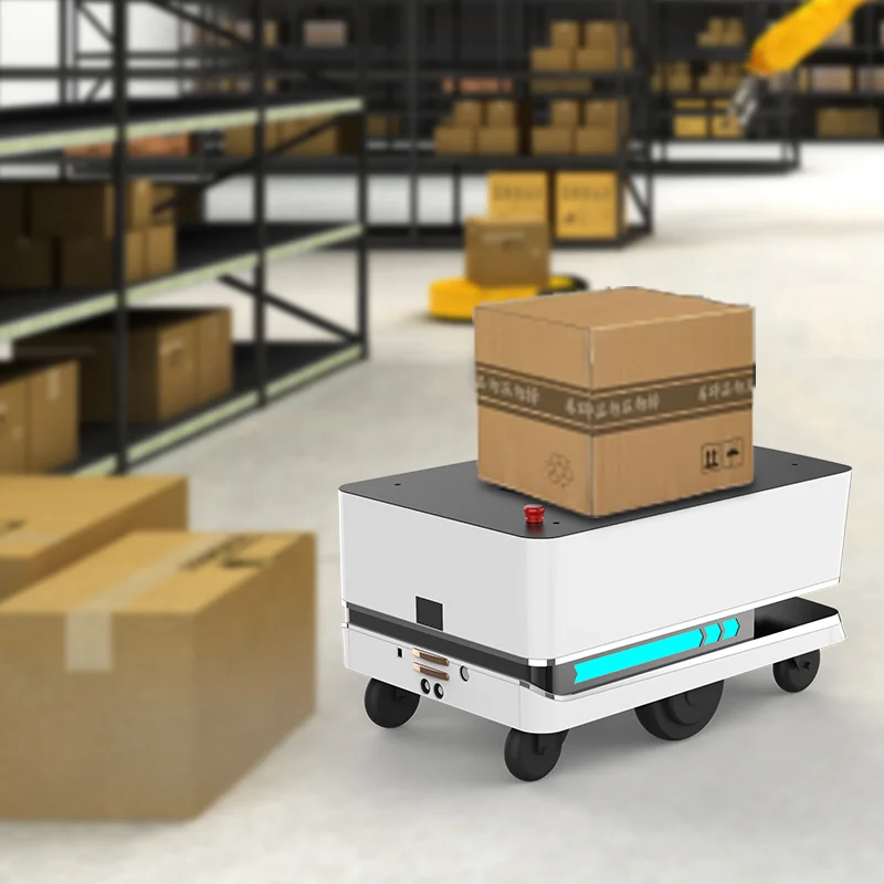 Central Control System Autonomous Guided Vehicle Warehouse Material Handling Agv Chassis Robot