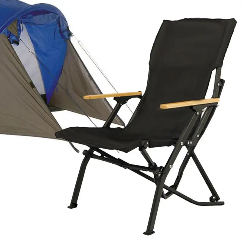 

Outdoor Chairs Folding Beach Chair Aluminum Alloy Frame Heightened Chair Back Portable Camping Chairs For Camping Lawn Yard