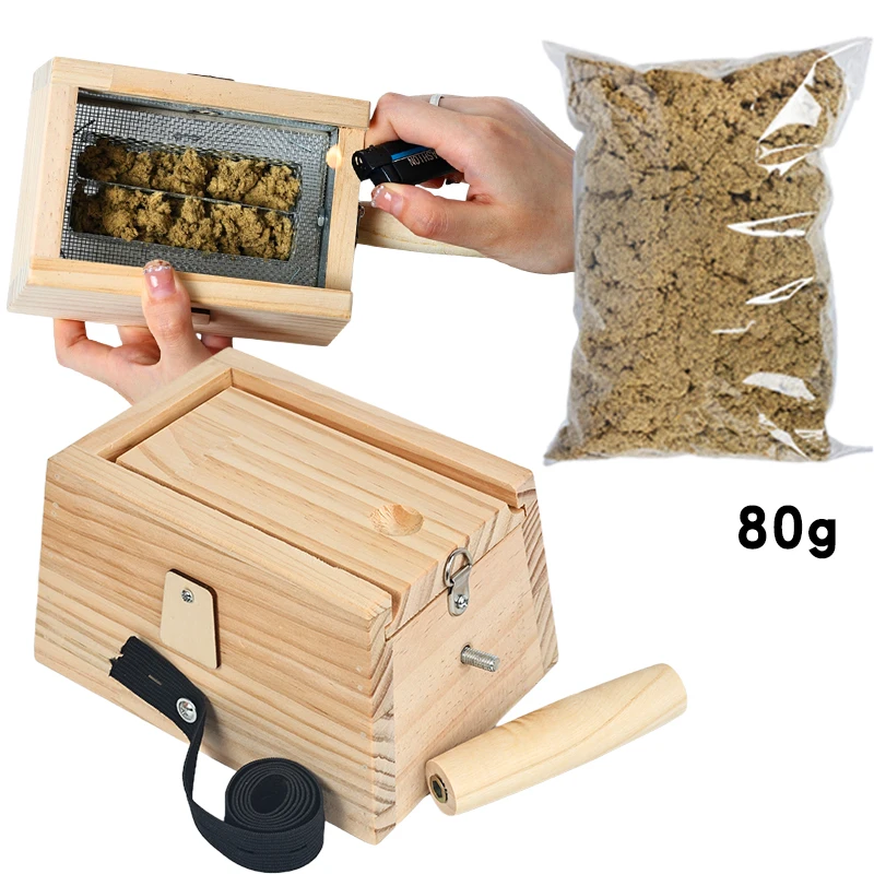 

Деревянный футляр для моксы, держатель для мокса-палочек, для теплового массажа шеи, рук и тела, прибор для моксотерапии, китайская медицинская терапия