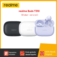 realme Buds T310 Bluetooth headphones 46dB Hybrid Noise Cancellation 12.4mm Dynamic Bass Driver 40 Hours Total Playback