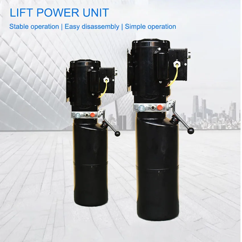 Car Lift Hydraulic Pump with 10L Tank 220V 380V Power Unit Vehicle Hoist Car lifter hydraulic oil pump assembly for Auto Repair