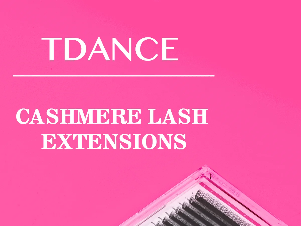 TDANCE Kaschmir-Wimpernverlängerung, supermattschwarz, klassische Wimpernverlängerung, individuelle Volumen-Wimpern für professionelle Nerzwimpern – Detail 1