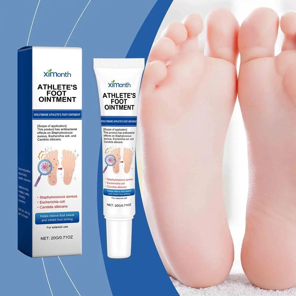 Athlete's Foot Ointment Foot Itching Anti-Fungal Peeling Tinea Fingerless Anti Swelling Detox Ointment Feet Health Care