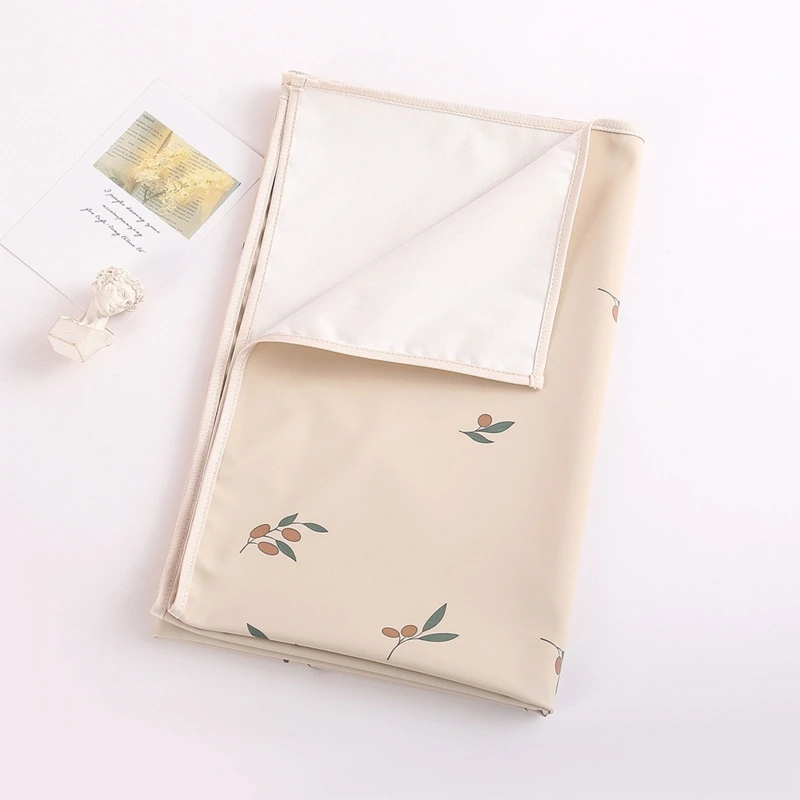 35x50cm Portable Baby Changing Pad Waterproof Reusable Diaper Pad Cover Changing Mat Crib Mattress Sheet