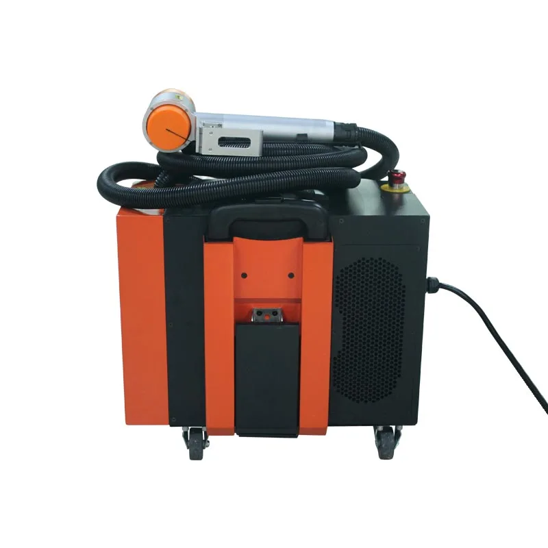 Pulse Fiber 100W 200W Laser Cleaning Machine Rust Handheld Laser Cleaning Machine Rust Removal Laser Removal Mold Rust
