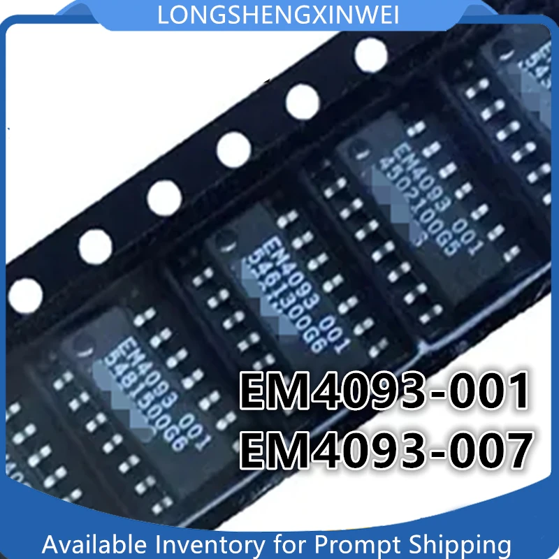 1ชิ้น EM4093 EM4093-001 007 SOP14ชิปบอร์ดคอมพิวเตอร์ยานยนต์