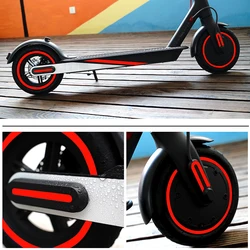 Bande d'iode pour conduite de nuit chaude, autocollant de scooter, coulée en PVC, autocollant étanche, accessoires de scooter, Xiaomi, Jia, M365