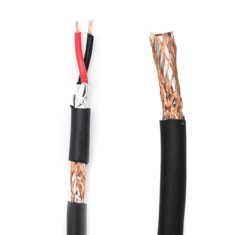 Câble blindé à paire torsadée RS485, 26awg 24awg 22awg 20awg 18awg, 2 fils 485, feuille de Communication tressée, câble de données blindé