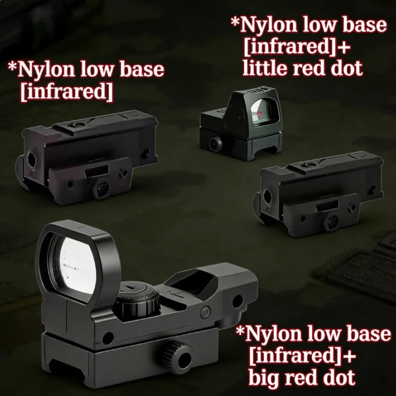 

Nylon Infrared Laser Red Dot Indicator, Line-mounted Design, 20mm Extendable Rail, Portable Light for Airsoft Wargame