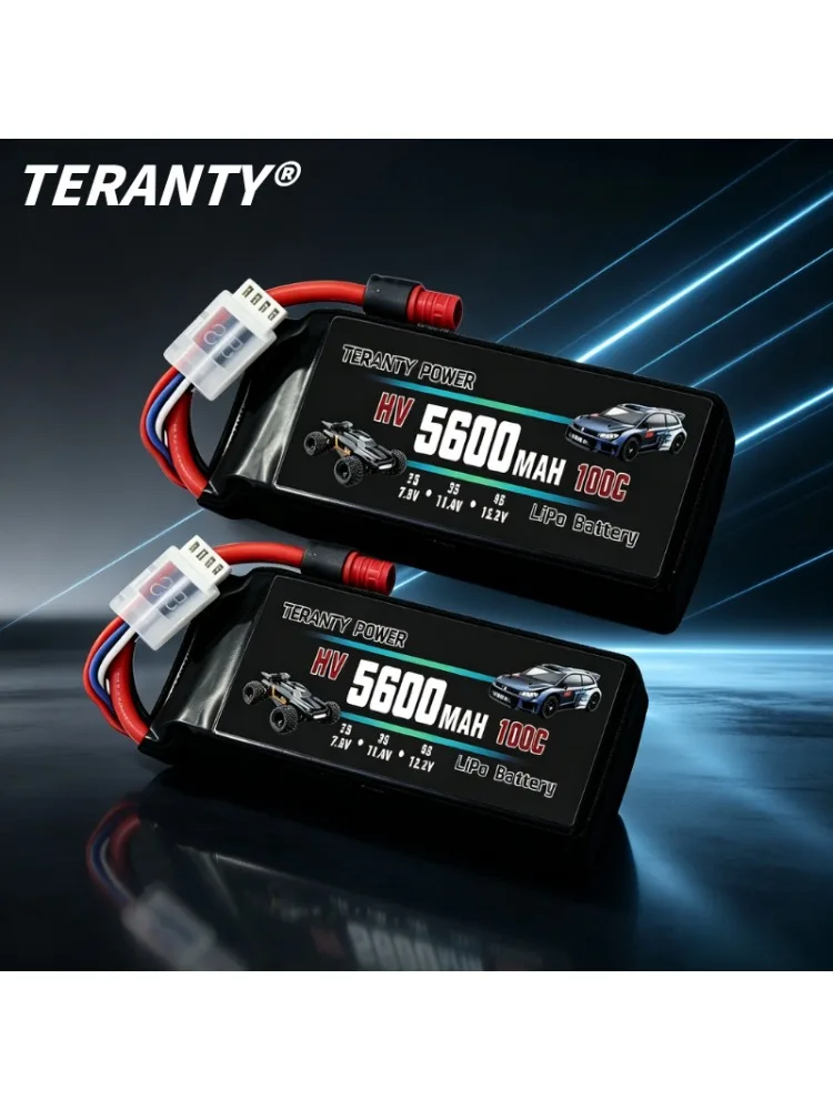 1/2/3 szt. TERANTY 3S 4200-5600mAh Bateria Lipo 11.1V 80-100C Softcase z wtyczką T XT60 do samolotów RC, helikopterów, dronów FPV — 2