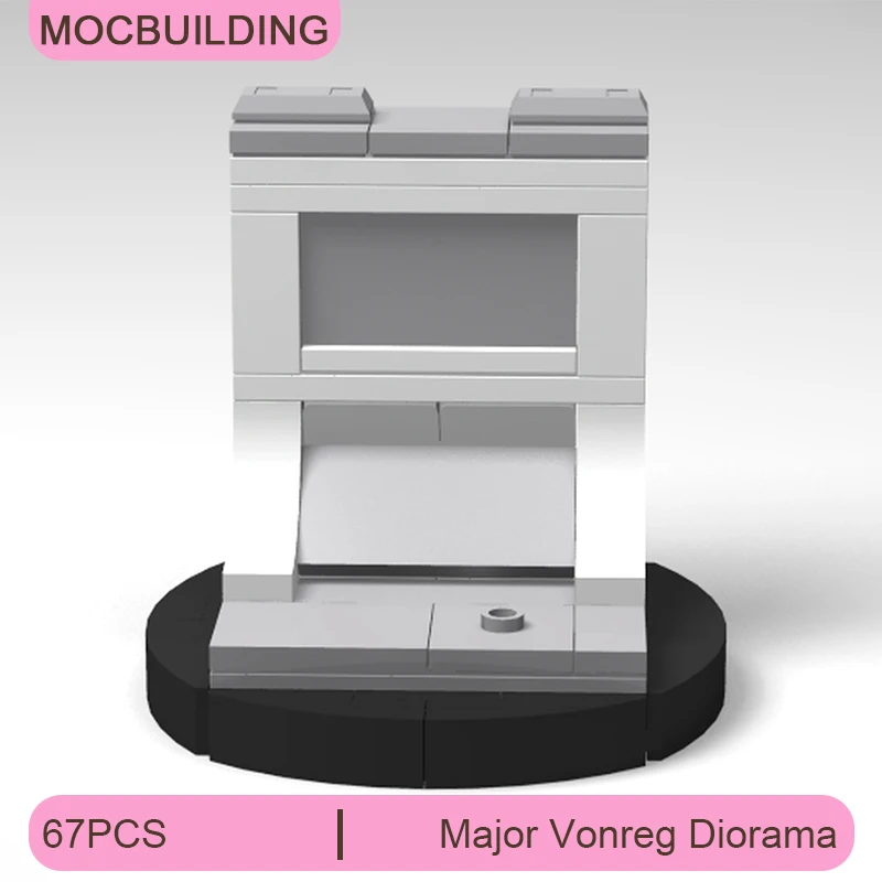 

MOC Building Blocks Major Vonreg Diorama DIY Assemble Bricks Space Display Model Creative Collection EducationalToys Gifts 67PCS