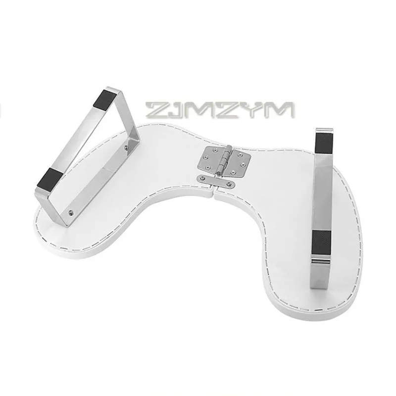 U Shape Hand Rest Pillow Foldable PU Cushion Comfort Manicure Armrest Accessories With Fit The Arm Slanted Design For Nail Salon