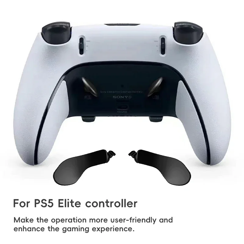 أزرار خلفية معدنية لضفدع البيانات لوحدة تحكم PS5 Edge Elite المجاذيف المعدنية لقطع غيار PS5 Edge Elite لـ Dualsense #3