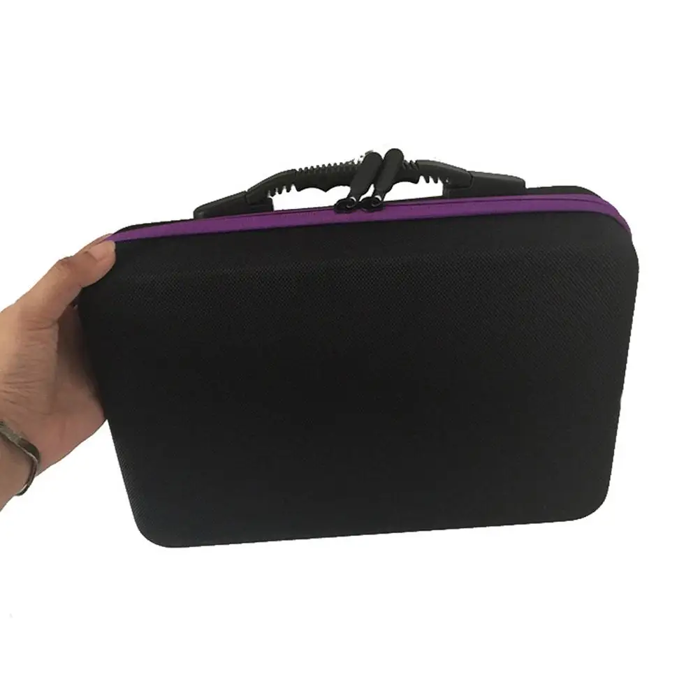 60 Bottles Essential Oil Storage Bag Shockproof Drop Essential Oil Storage Box Proof Travel Organizer for Makeup Brushes