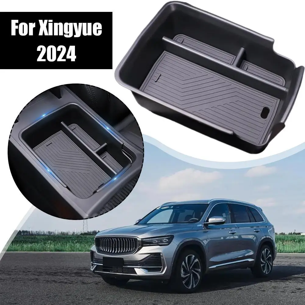 24-model For Geely For Xingyue L Special Armrest Box Storage Box Central Control Container Car Interior Accessories