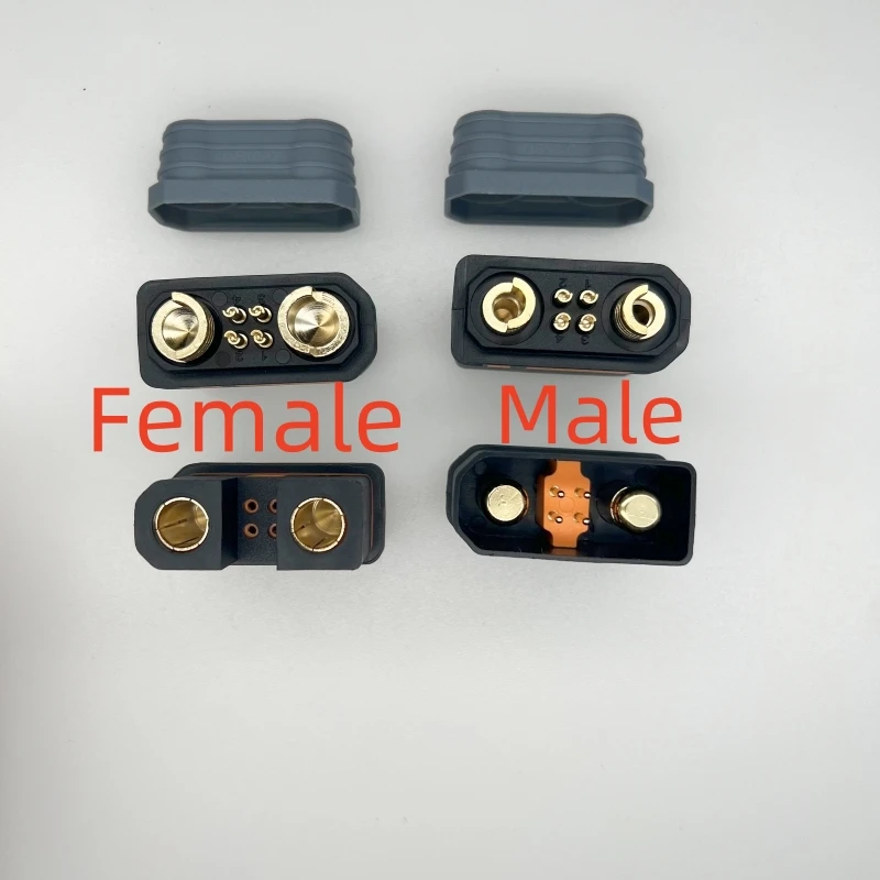 QS10-S Anti-ignition Male Female Carrier Model Aircraft Battery Plug Can Be Welded High Temperature and High Current Resistance