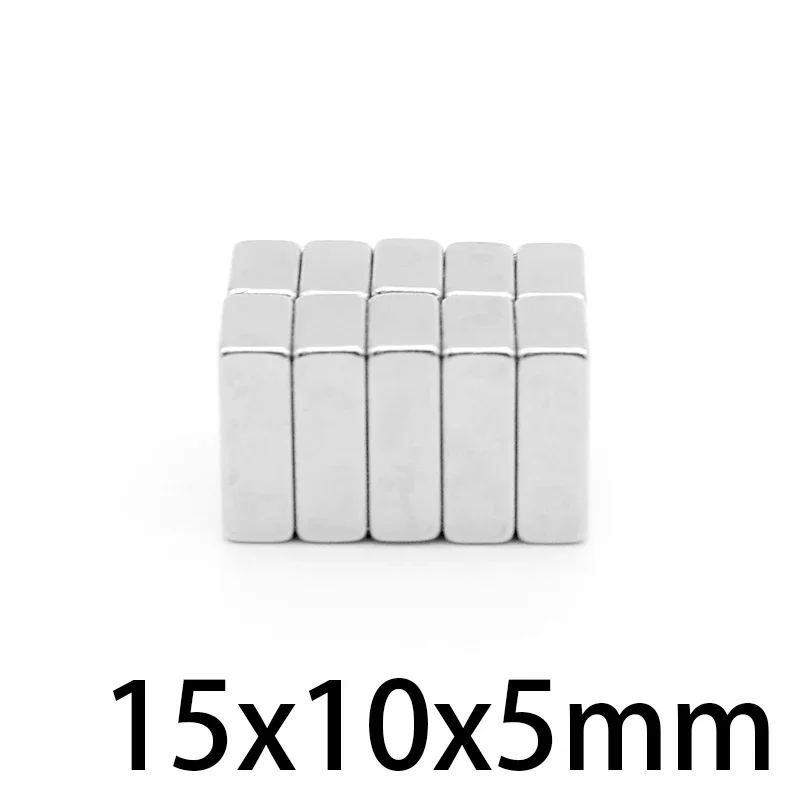 15x10x5 mm Cuboid Block Magnetic 15X10mm Strong Powerful Magnets 15x10x5mm For Home Refrigerators, Offices DIY 15*10*5