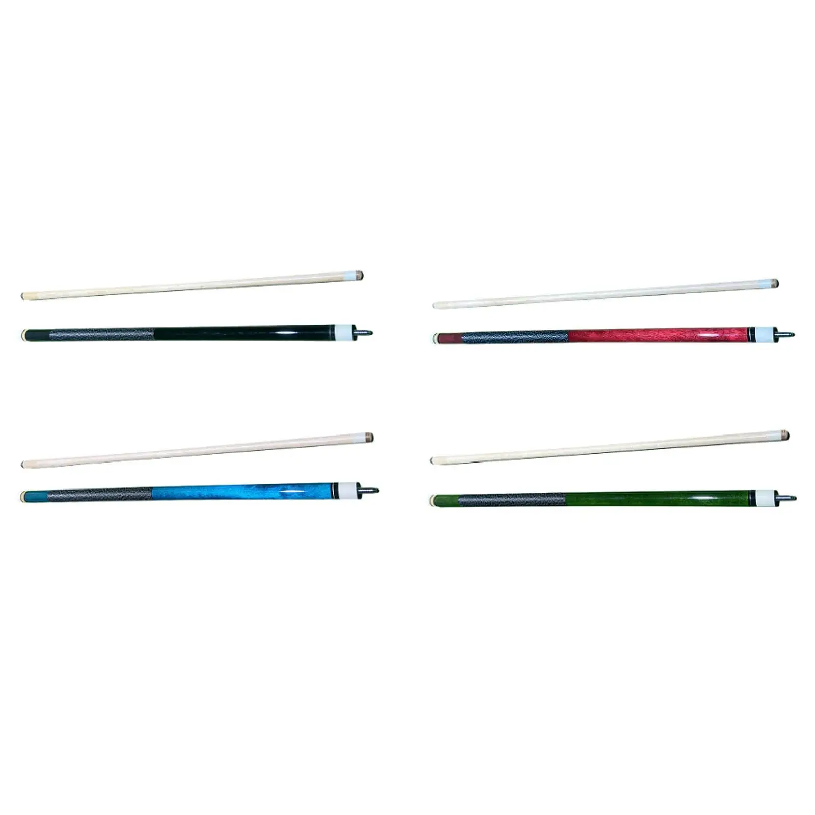 

Billiard Cue Pool Cue Wooden Replacement Practical Stylish 2 Sections Length 57" Billiard Stick for Game Men Women