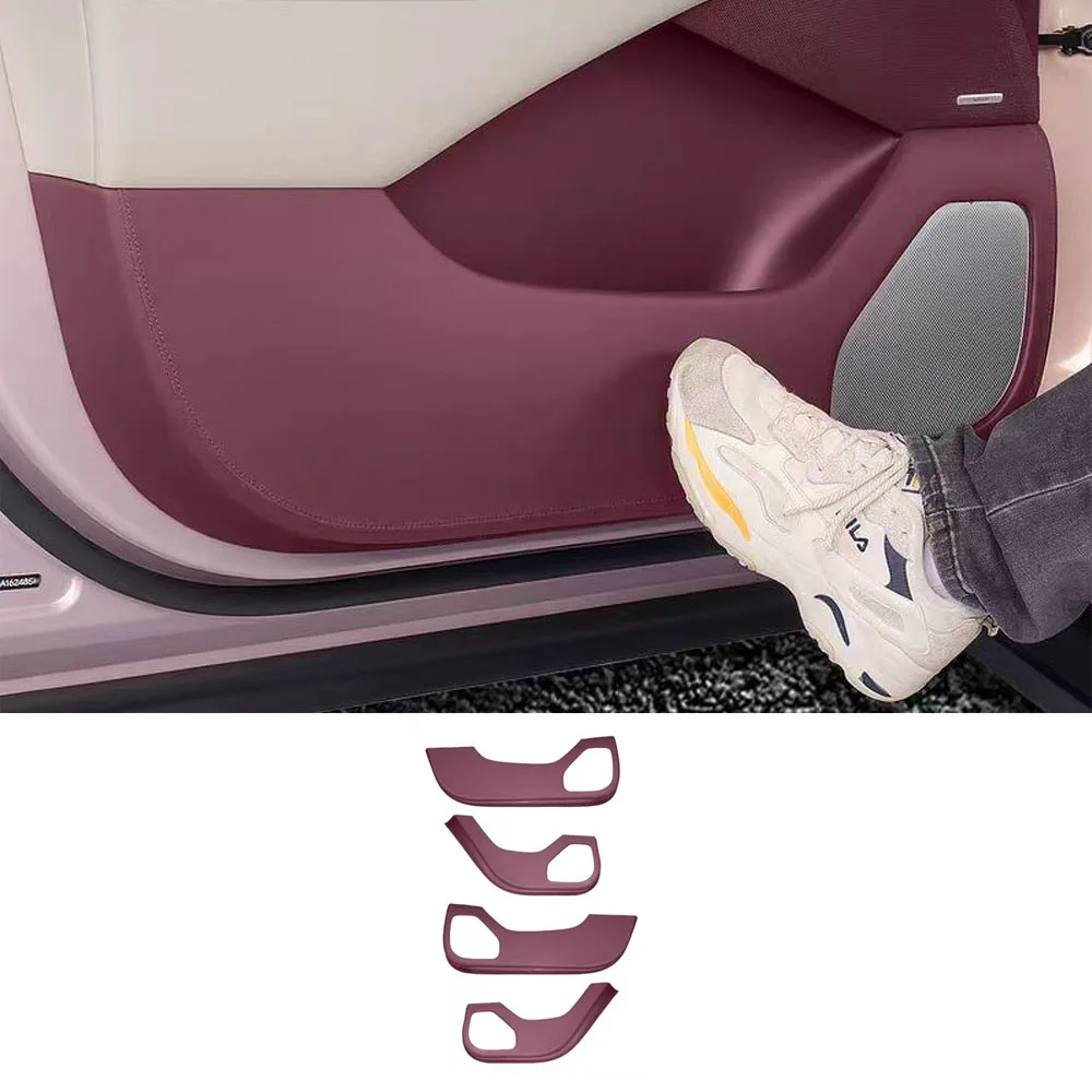 

Подходит для Xiaomi YU7 2025, полная накладка на дверь автомобиля, устойчивая к царапинам кожаная защита от ударов, оборудование для защиты салона автомобиля