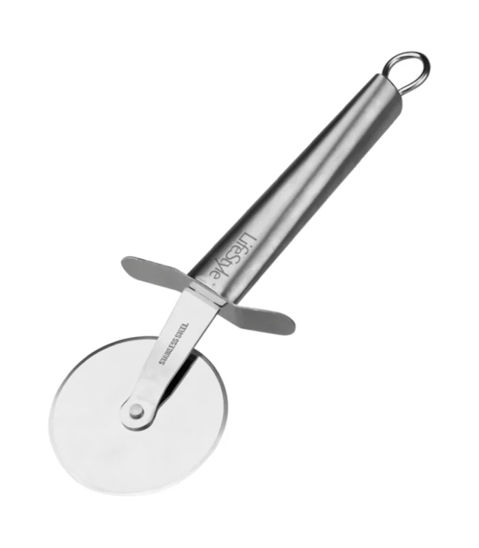 Tradineur-Platinum Series-22 cm stainless steel cutter and 3,2 cm diameter blade. Ace Pizza Cutter