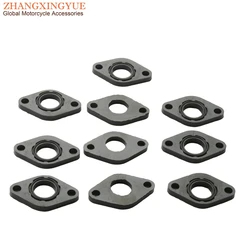10PC Scooter Intake Manifold Spacer Gasket For SYM Symply 50 Orbit 1 Fiddle 2 50cc 4T