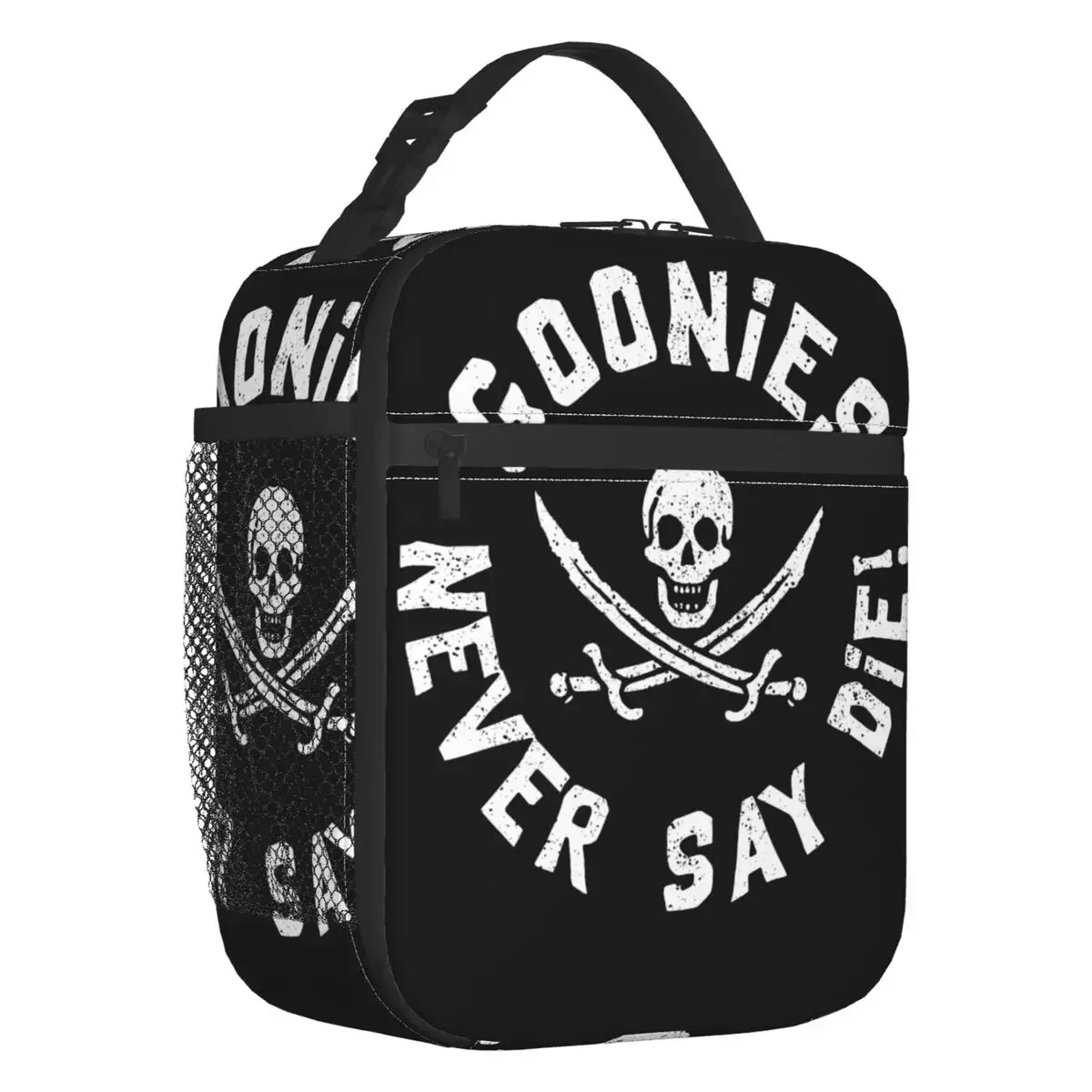 

Vintage The Goonies Thermal Insulated Lunch Bags Never Say Die Sloth Fratelli Skull Portable Tote Storage Food Box