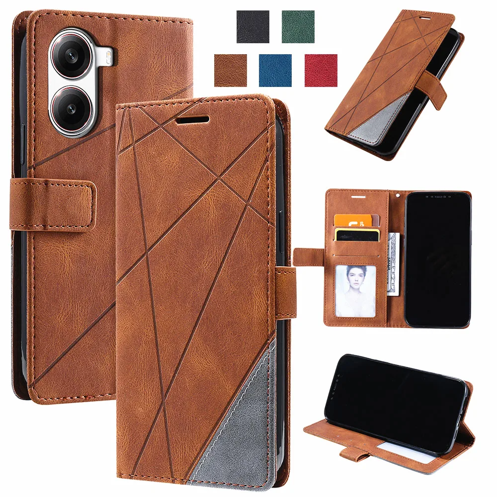 

Флип-кошелек кожаный чехол для Poco X7 Pro X6 X5 X4 X3 M7 M6 M4 F5 F4 F3 C75 C65 C61 C55 M6 PlusCard Slot Stand Holder Чехол для телефона